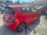 2013 Red /Black Chevrolet Sonic Cloth (1G1JG6SB3D4) with an 4 CYLINDER engine, Automatic transmission, located at 30 S. Berkeley Avenue, Pasadena, CA, 91107, (626) 248-7567, 34.145447, -118.109398 - The 2013 Chevrolet Sonic RS Auto 5-Door is a standout choice for drivers seeking a blend of style, performance, and practicality. At our Pasadena, CA dealership, we specialize in offering a wide array of used BHPH (Buy Here Pay Here) cars, including the dynamic Chevrolet Sonic RS. This detailed guid - Photo#3